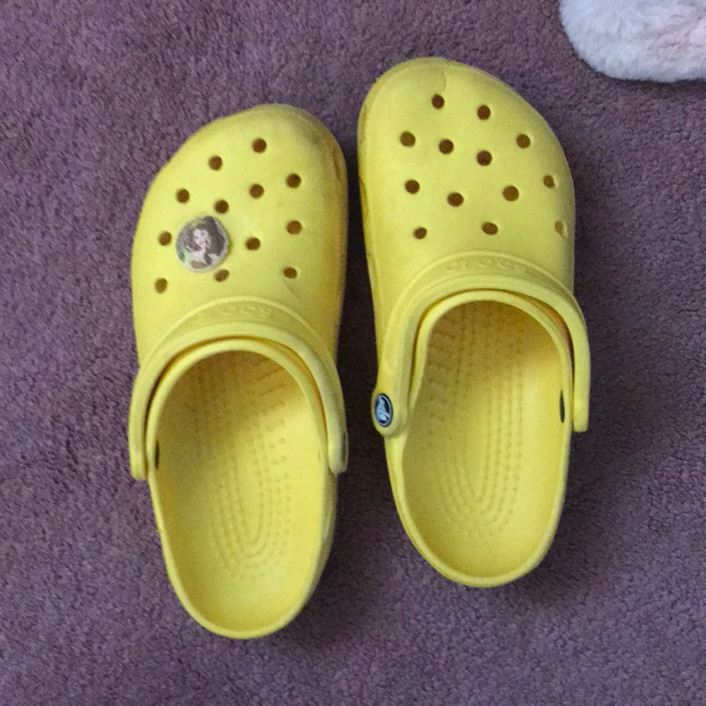 Yellow crocs